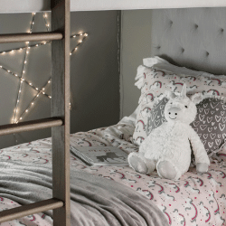 Fairytale Unicorns Rainbows Bunk Bed Hugger Comforter