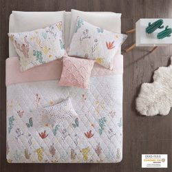 Bunk Bed Bedding - Southwest Coverlet in Cactus Bloom