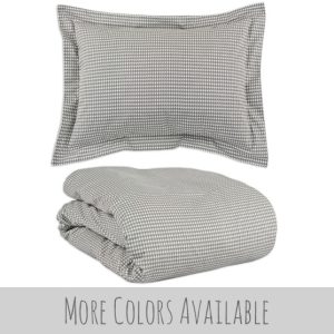 "Hadley" Houndstooth Bunk Bed Hugger Comforter 5 Classic Houndstooth Bunk Bed Hugger Comforter