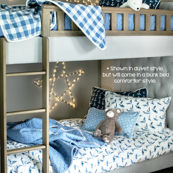 "Sea View" Nautical Bunk Bed Hugger Comforter Bedding for Bunks